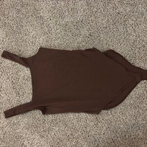 Brown Tank Bodysuit